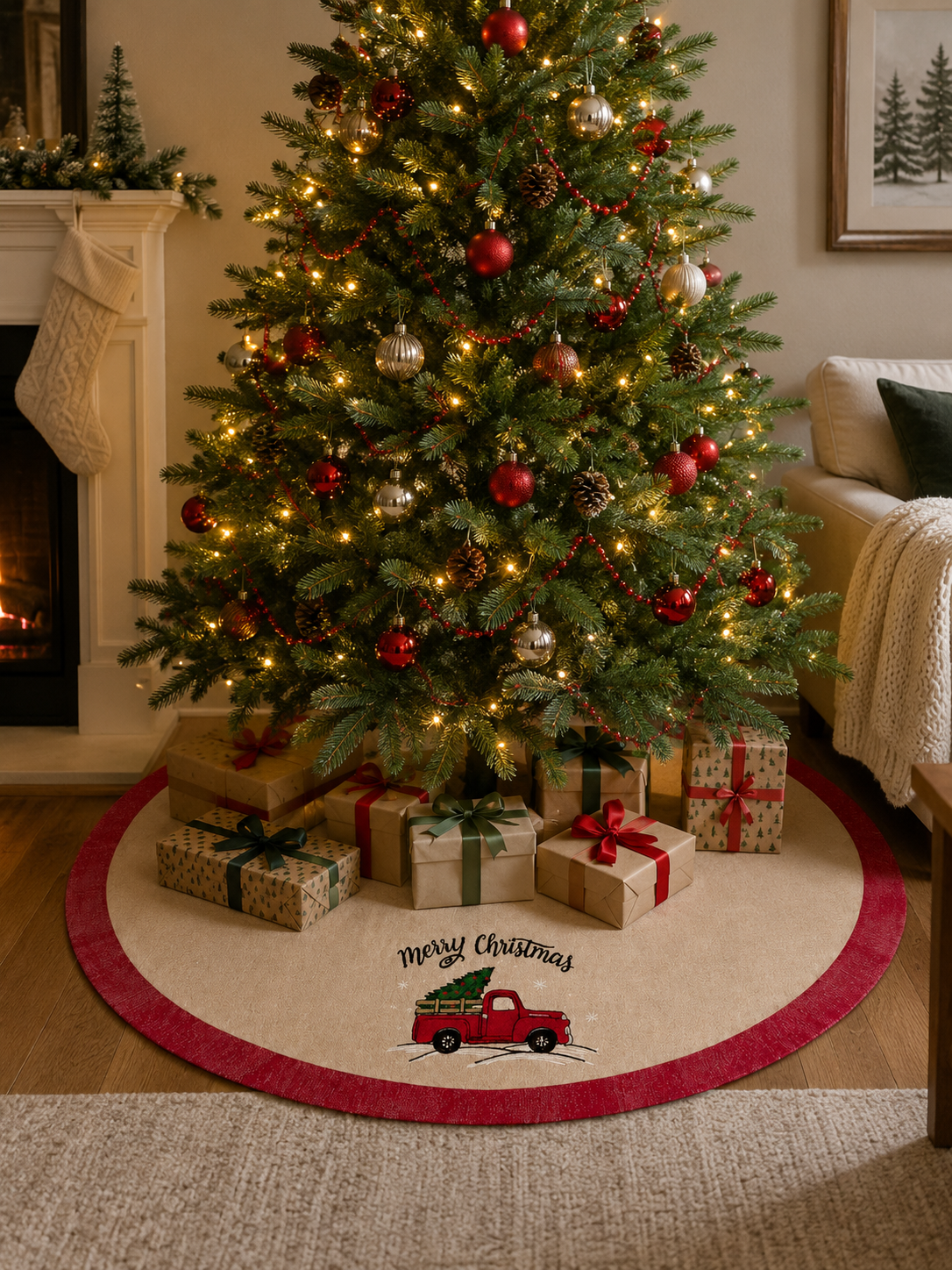 Christmas Truck Tree Skirt