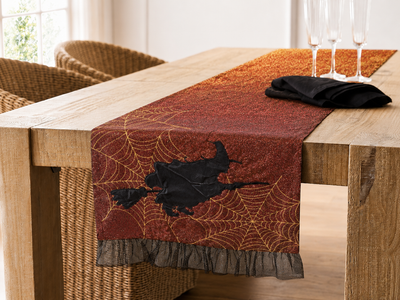 Witching Hour Glitter Table Runner