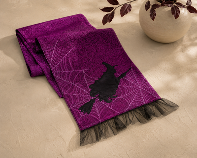 Witching Hour Glitter Table Runner