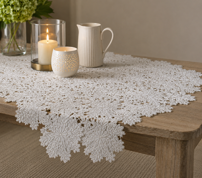 Shimmer Snowflake Table Topper