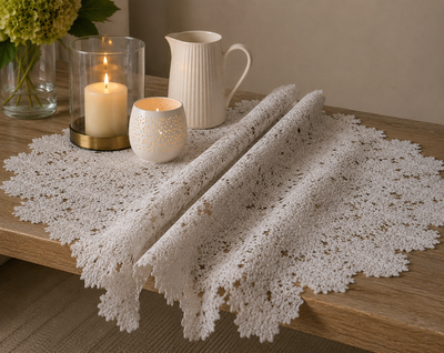 Shimmer Snowflake Table Topper