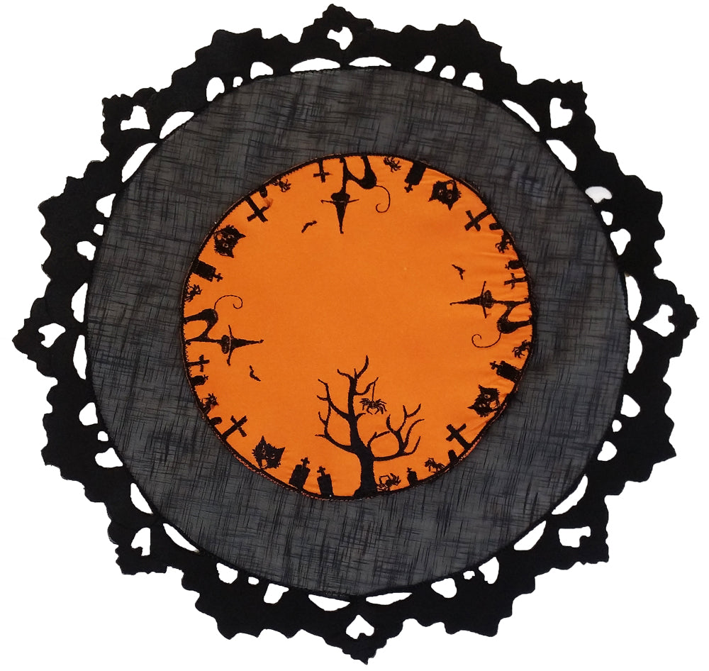 Hallows Eve Doilies | Set of 4