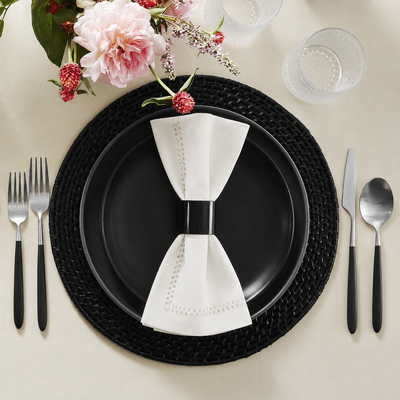 Xia Home Fashions Double Hemstitch Napkins 20x20 Inch Pine Set of 4
