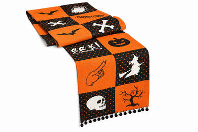 Halloween Patchwork Table Runner