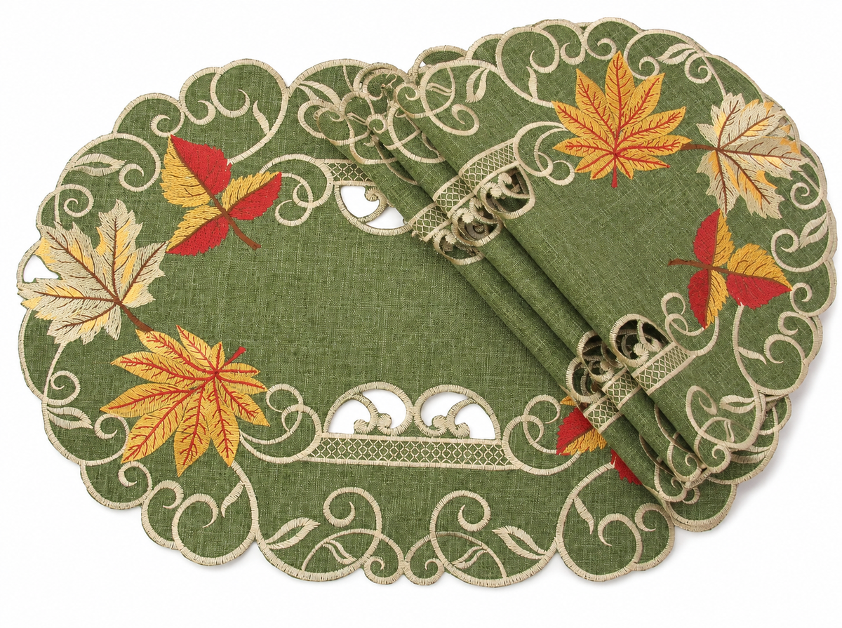 Delicate Leaves Placemats | Set of 4