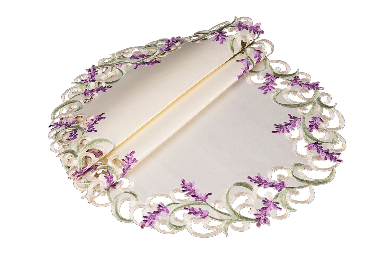 Lavender Lace Placemats | Set of 4