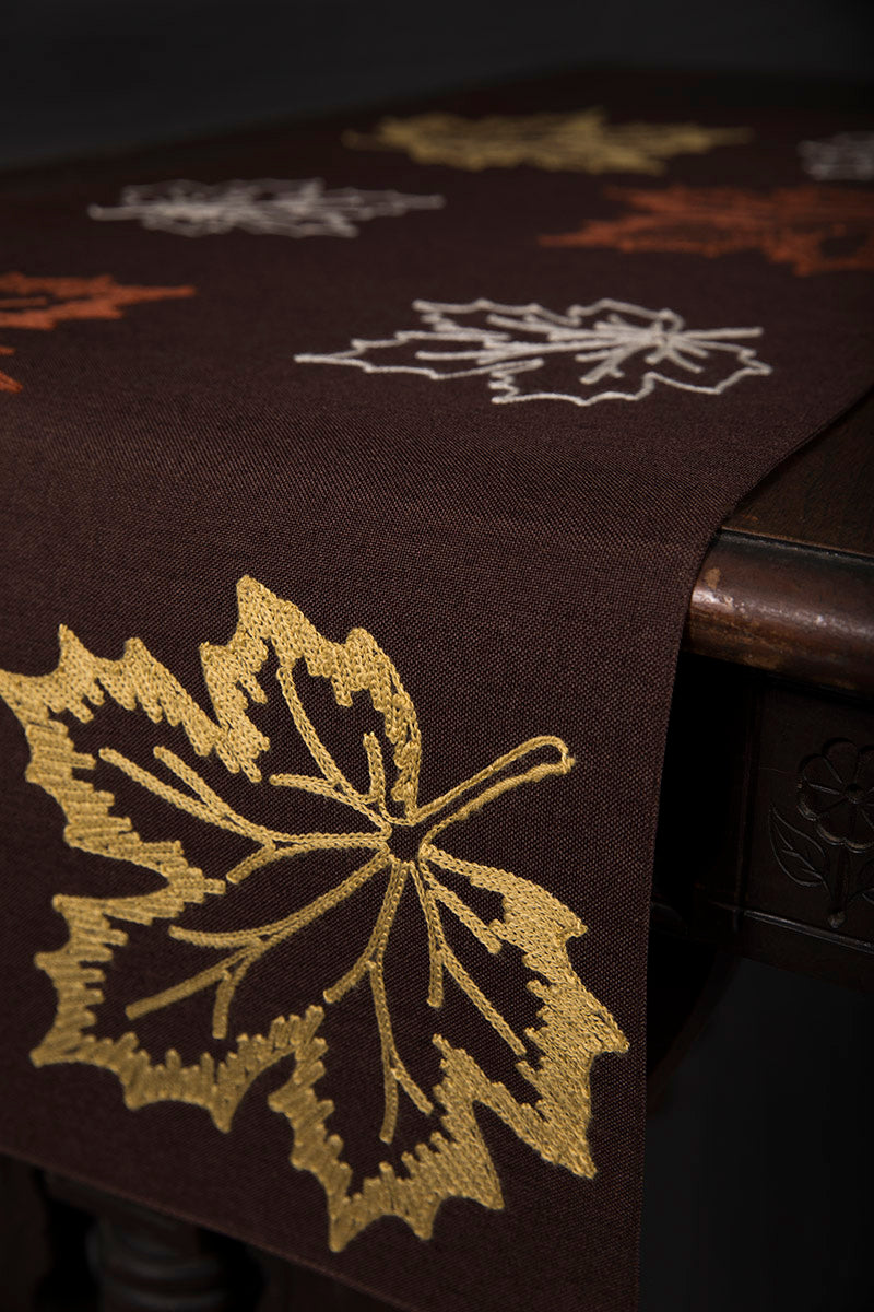 Rustic Autumn Coffee Table Runner