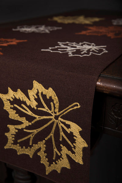 Rustic Autumn Coffee Table Runner