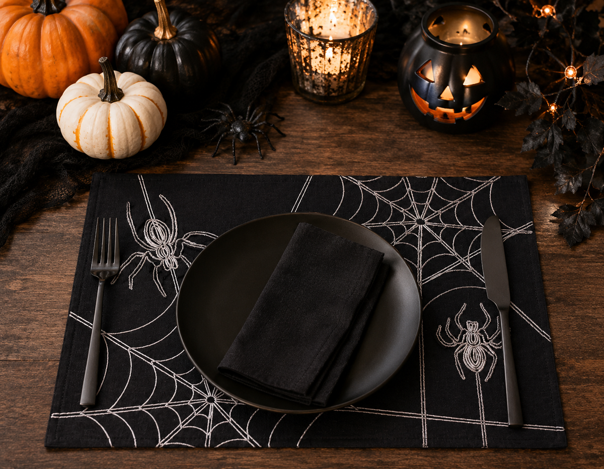 Spider Web Placemats | Set of 4