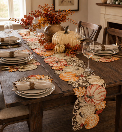 Pumpkin Harvest Table Runner