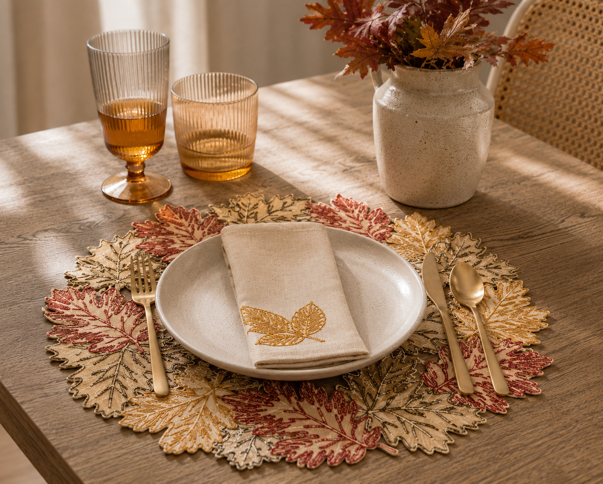 Autumn Leaf Placemats | Set of 4