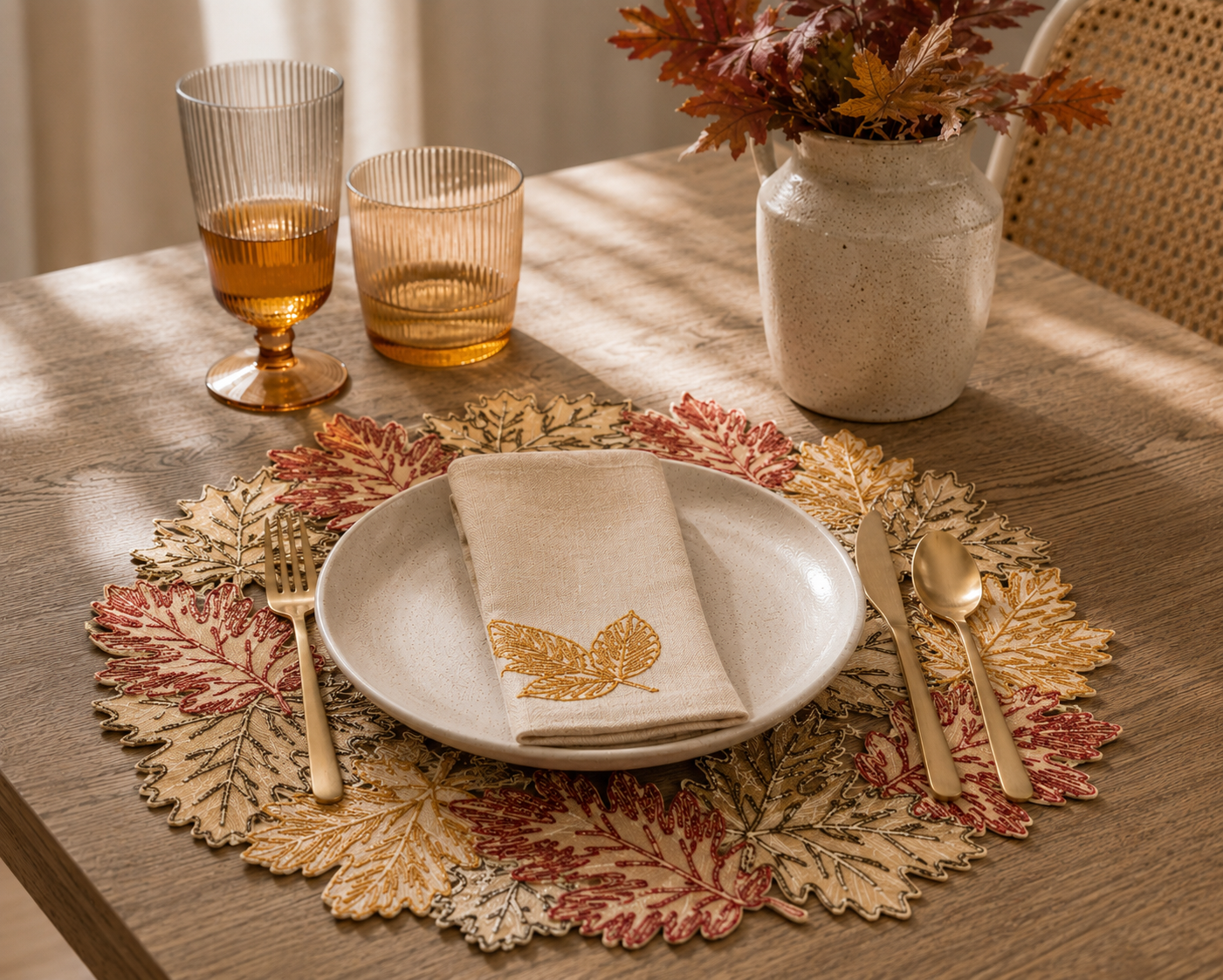Autumn Leaf Placemats | Set of 4