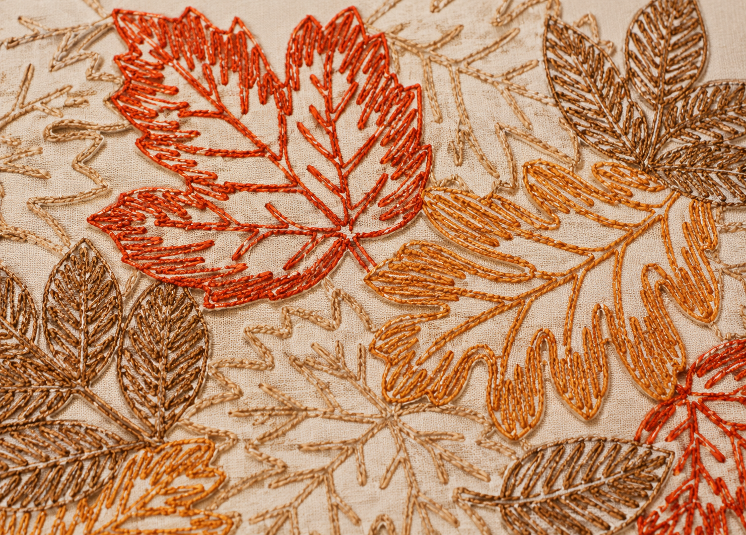 Autumn Leaf Placemats | Set of 4