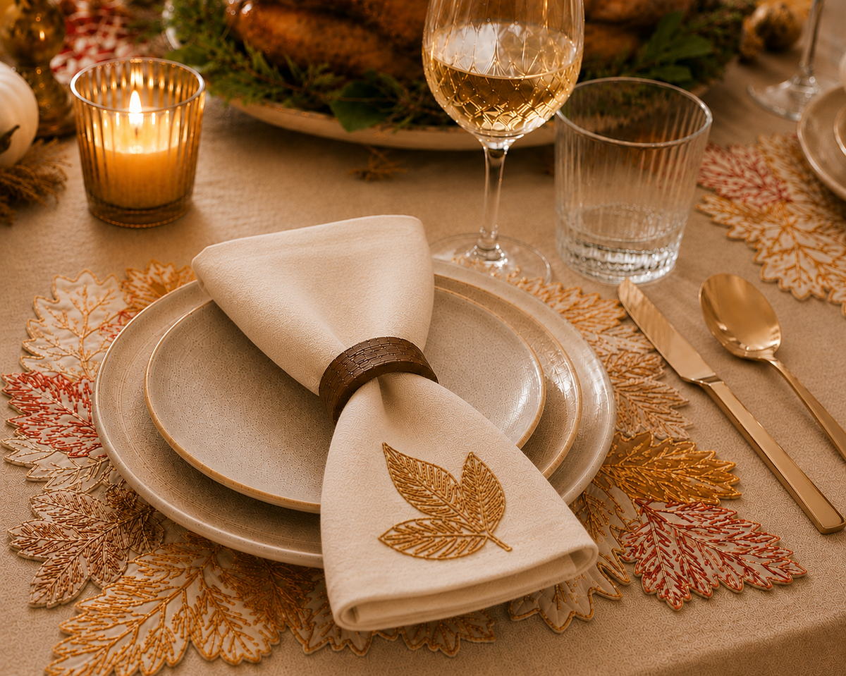 Autumn Leaf Placemats | Set of 4