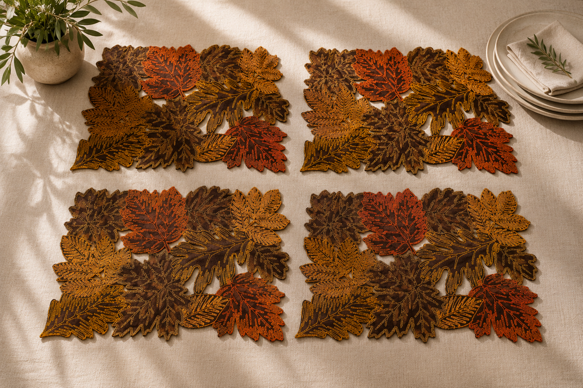 Autumn Leaf Placemats | Set of 4