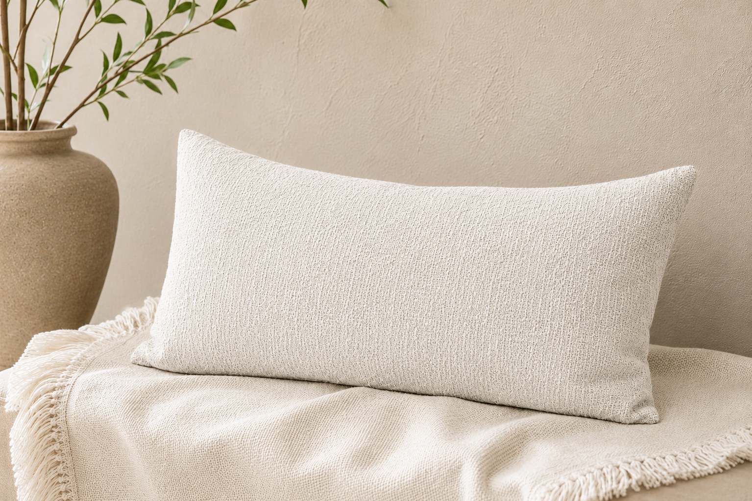 Manor Luxe Textured Solid Decorative Pillow