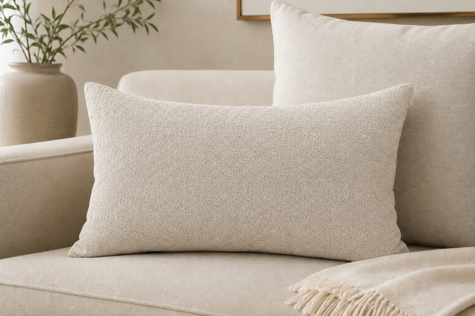 Manor Luxe Textured Solid Decorative Pillow