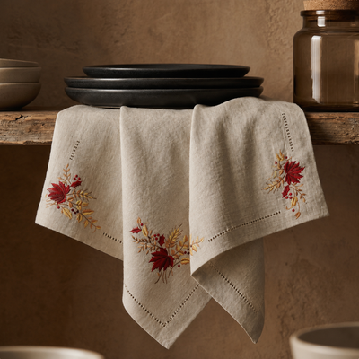 Harvest Leaves Table Topper
