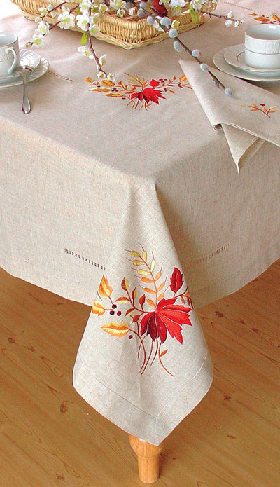 Harvest Leaves Table Topper