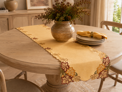 XD75018 Bountiful Leaf Mini Table Runner 12x28