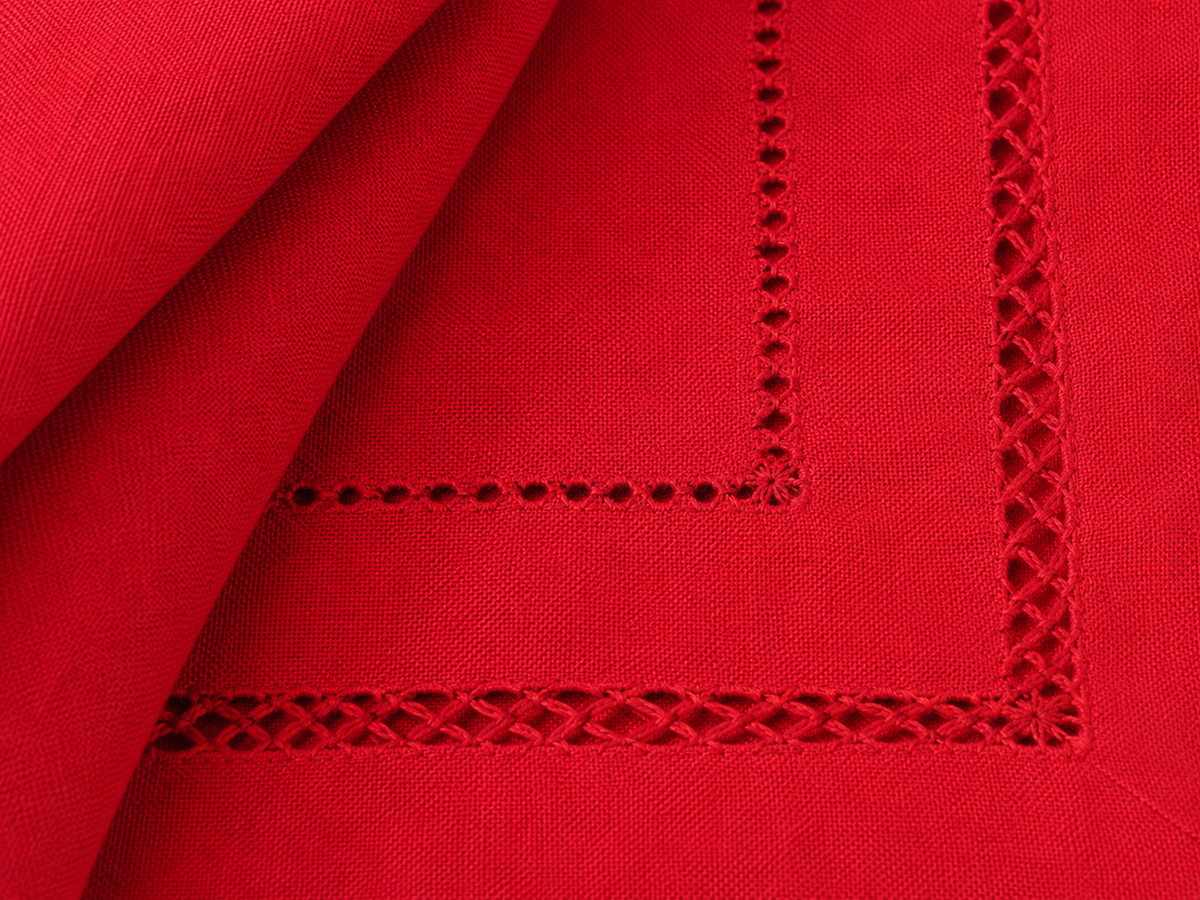 Double Hemstitch Napkins | Set of 4
