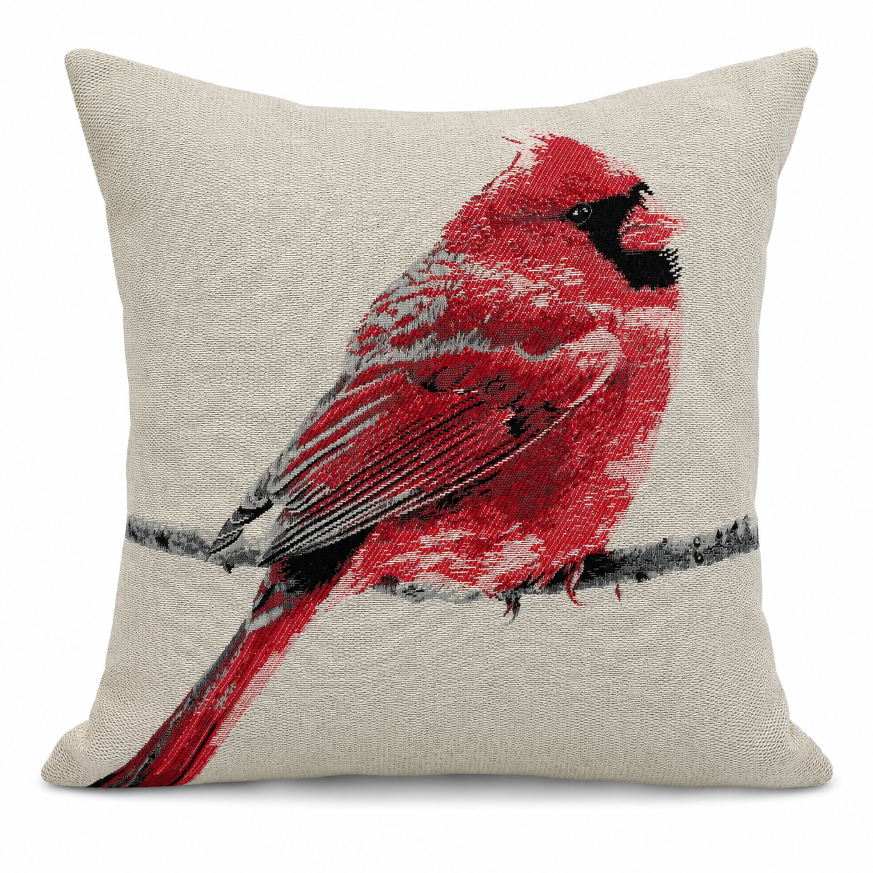 Bird Embroidery Decorative Pil Pillows