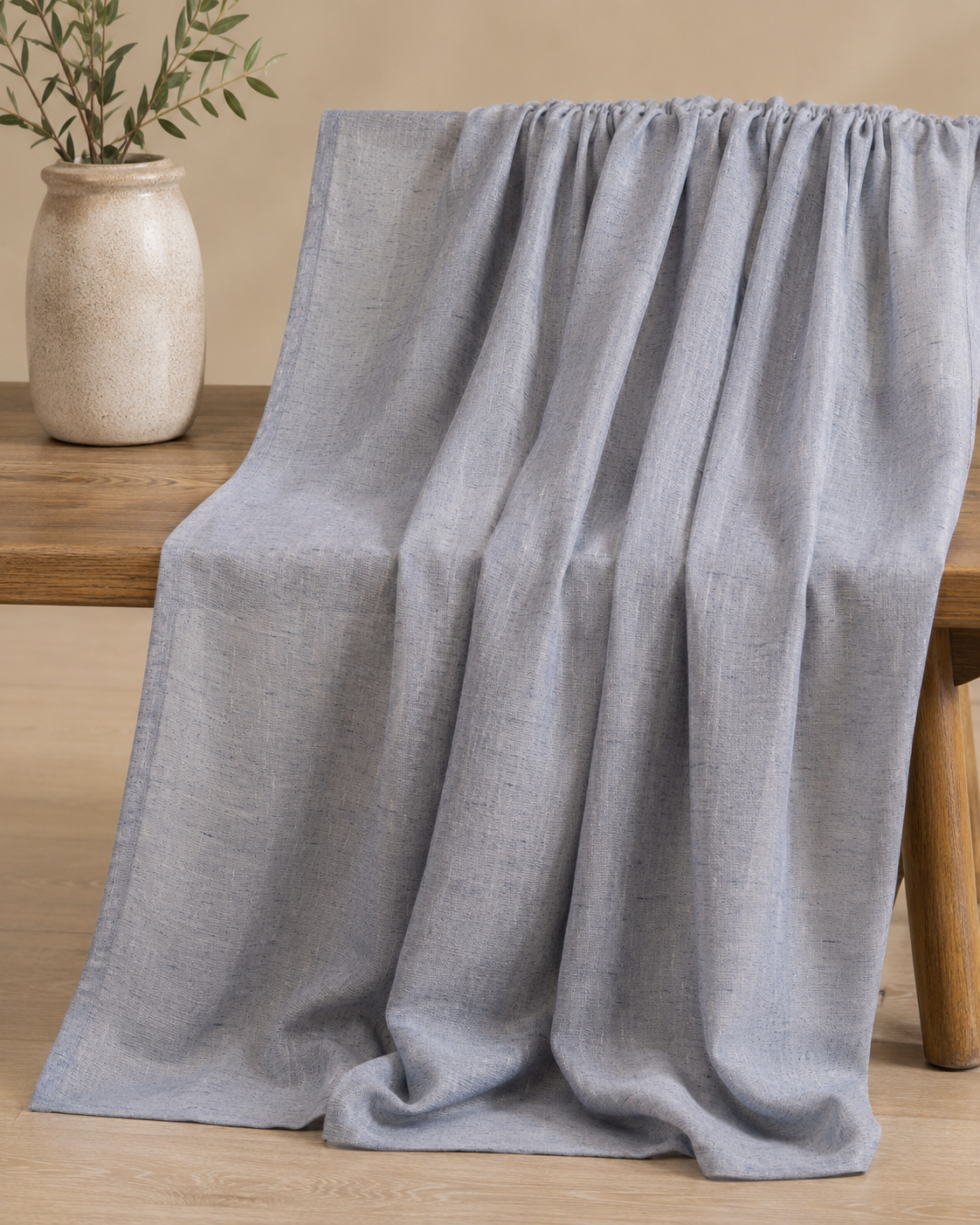 Blue Ridge Sheer Rod Pocket Curtain Panel