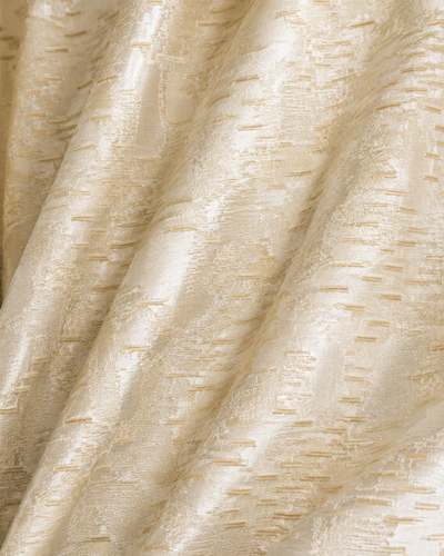 XIA HOME FASHIONS Sheridan Textured Rod Pocket Curtain Panel Ivory 48x84