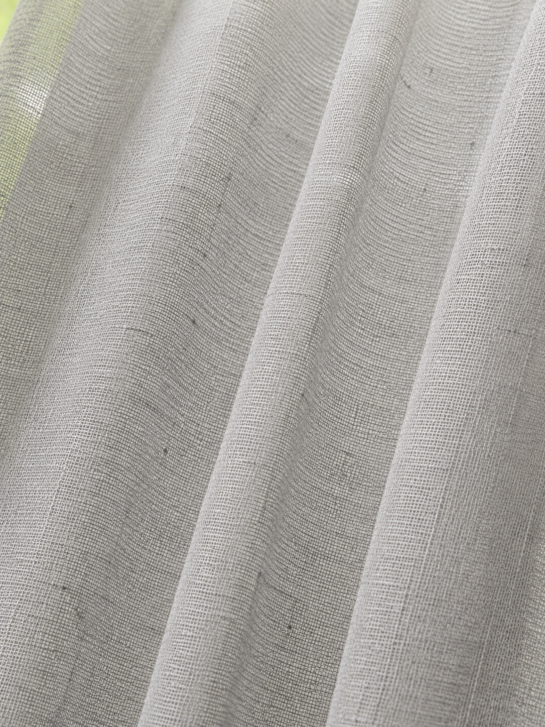 ML16606 Sierra Sheer Rod Pocket Curtain Panel 52x96 Gray Polyester
