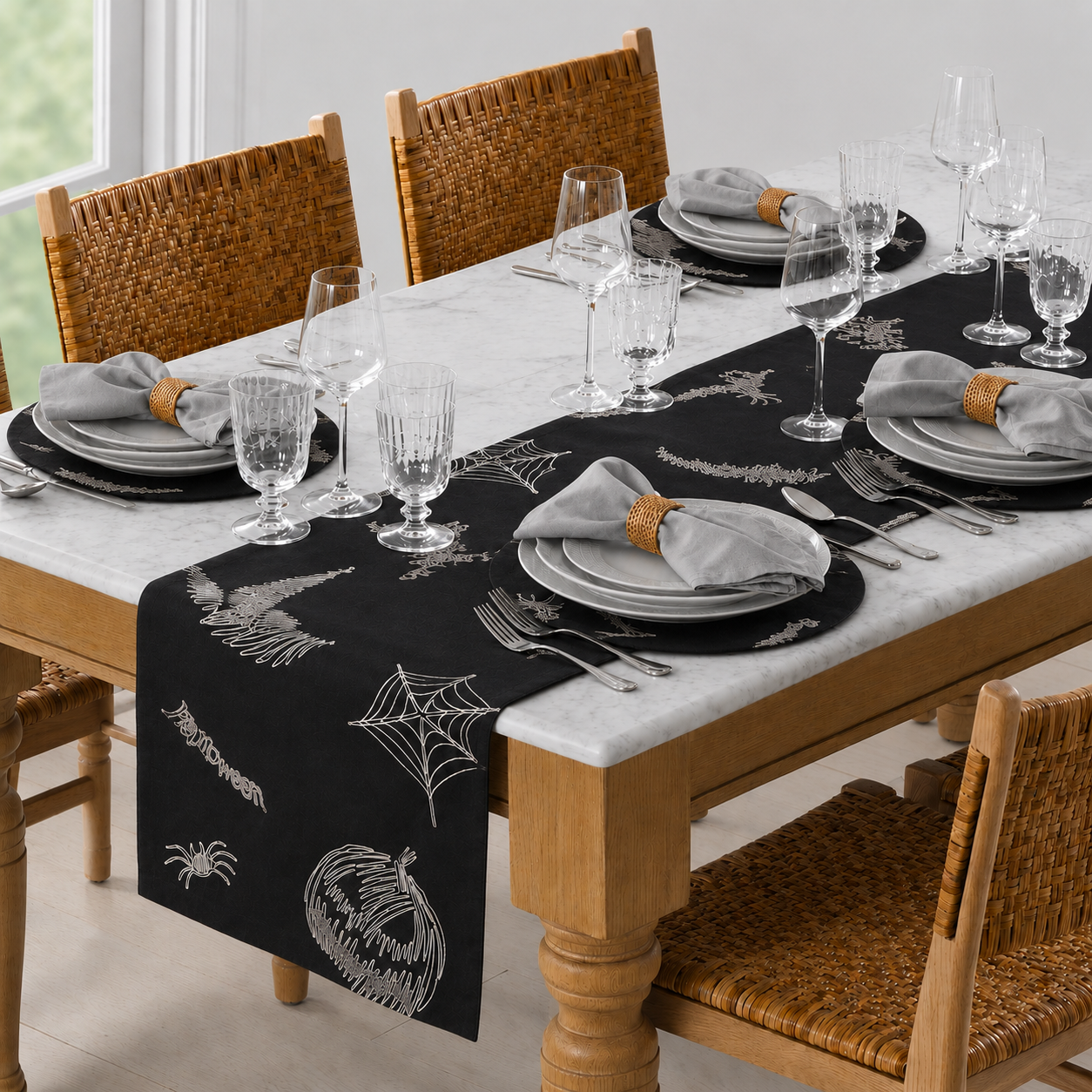 Happy Halloween 16In Placemats | Set of 4