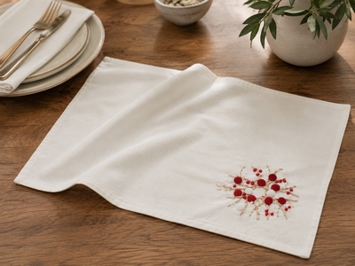 Holiday Berry Wreath Placemat