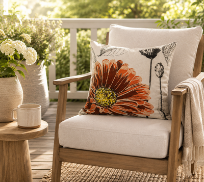 Bird Embroidery Decorative Pil Pillows