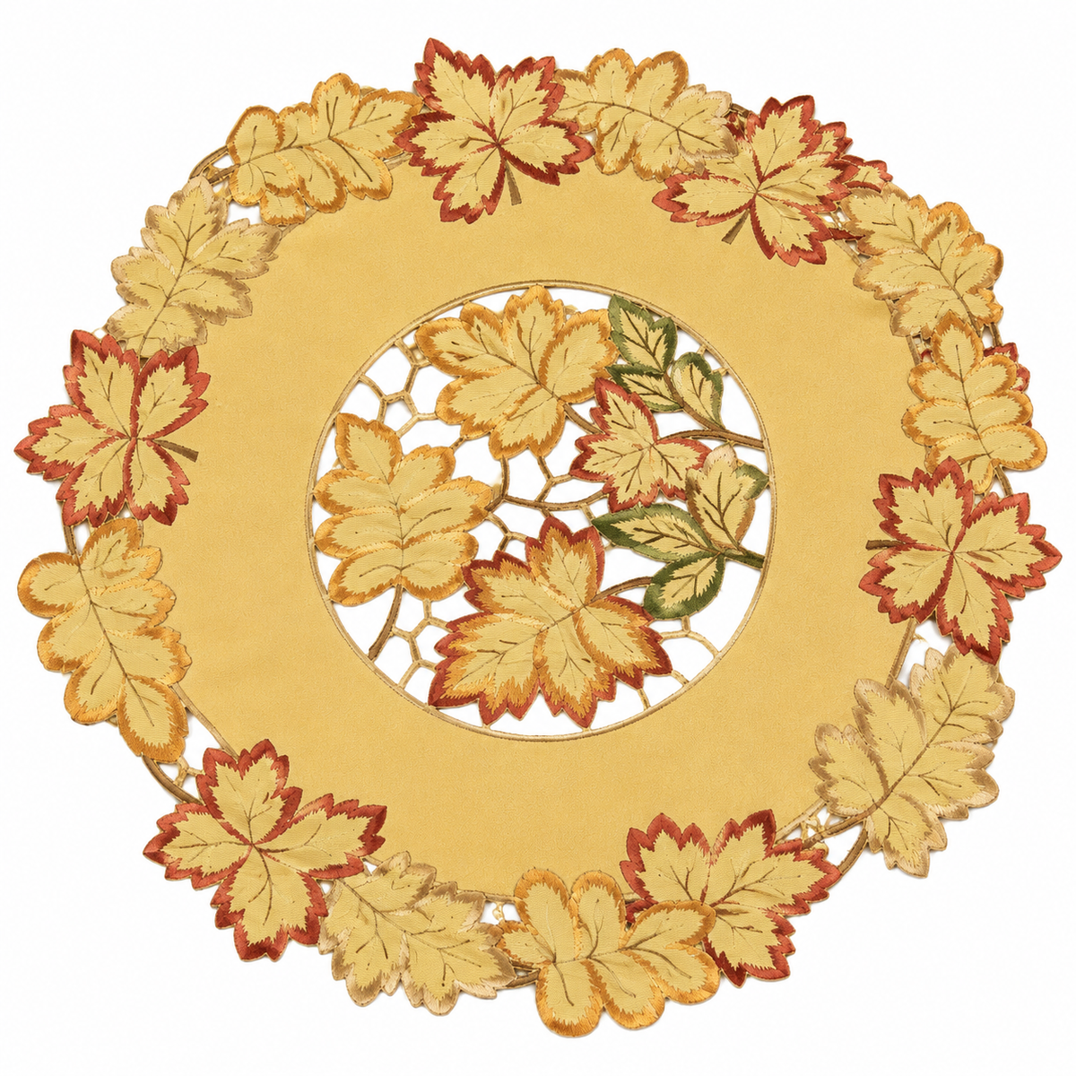 Bountiful Leaf Doilies | Set of 4