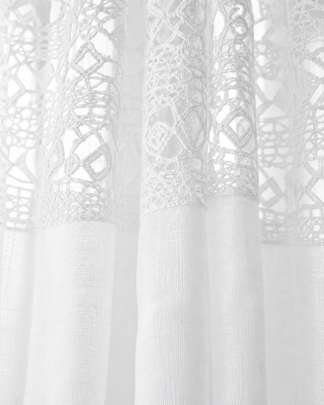 MLC10110 Juliette Crochet Sheer Curtain