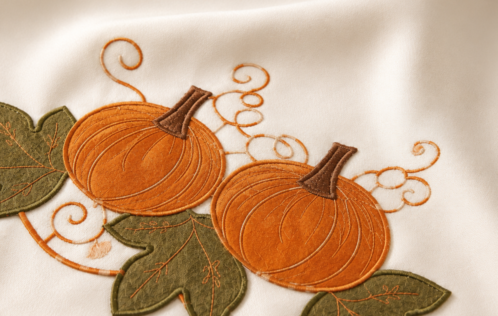 Pumpkin Patch Appliqué Table Runner