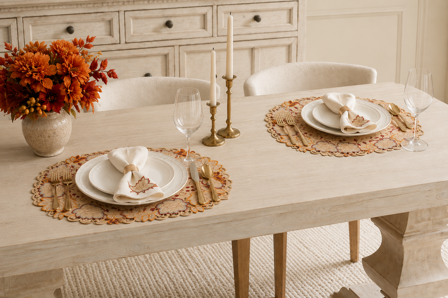 Harvest Verdure Placemats | Set of 4