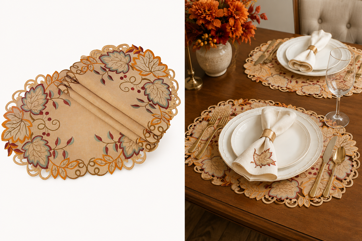 Harvest Verdure Placemats | Set of 4
