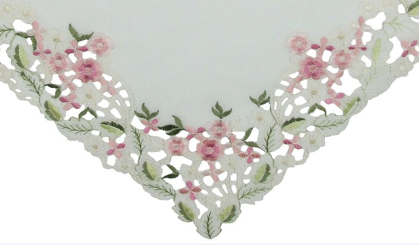 Xia Home Fashions Fairy Garden Window Valance 60x17 Inch Ivory Multi