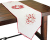 ML10103A Holiday Berry Wreath Table Runner