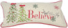 ML10220 Believe with Christmas Tree Pillow