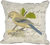 ML11076 Bird on Nest Pillow, 18"x18"