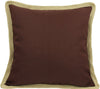 ML111308 Classic Jute Trimmed Pillow, 20"x20"