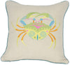 ML11303 Coastal Embroidery Pillow, 18"x18"