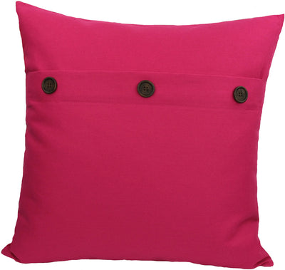 ML13004 Solid Color with Buttons Pillow, 20"x20"