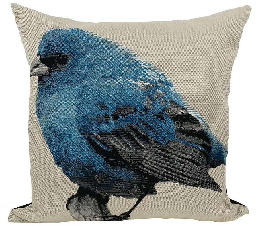 Bird Embroidery Decorative Pil Pillows