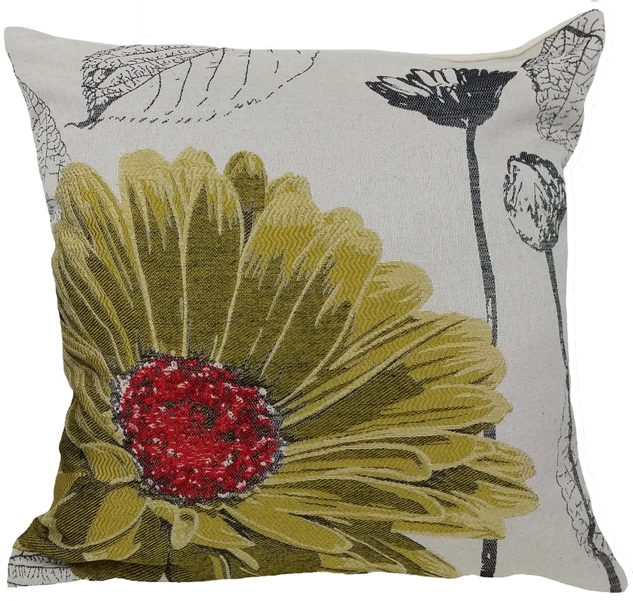Bird Embroidery Decorative Pil Pillows
