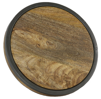 ML15810 Abbey Artisan Wood & Metal Round Trivet