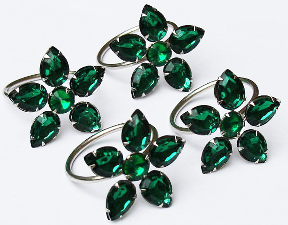 ML15843 Crystal Flower Napkin Ring