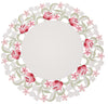 ML16130 Lush Rosette Round Placemats, 16", Set of 4