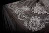 ML16144 Paisley Lace Beaded Tablecloth, 80"X80"